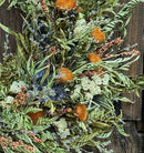 Fern and Thistle Asymmetric Wreath